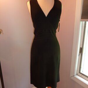 INC International Concepts Black Sleeveless Sweater dress, size Medium